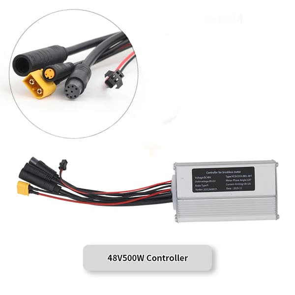 Sähköpyörän napamoottorin ohjain, 36V250W - 48V750W yhteensopivuus, BF-UART-protokolla,48V500W Ohjain