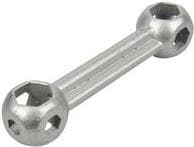 FISCHER cykelbennyckel för 10 olika skruvdimensioner 6-15 mm - 1 st (85510)