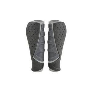 FISCHER "Trio" polkupyörän ohjaustangon kahvat, harmaa/musta 3-komponenttinen kahva ergonomisessa muodossa, pehmeä seos - 1 kpl (85776)