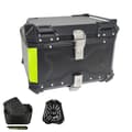 Miniatyrbillede 1 af 2: Motorcykeltrunk, 65L kapacitet, holdbar aluminiumlegering,X-55L-SVARM