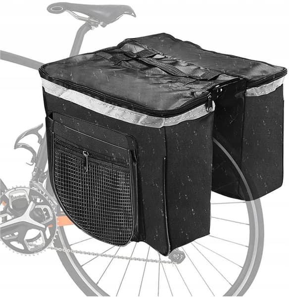 DOBBELT CYKELTASKE XL til 40L bagagerum