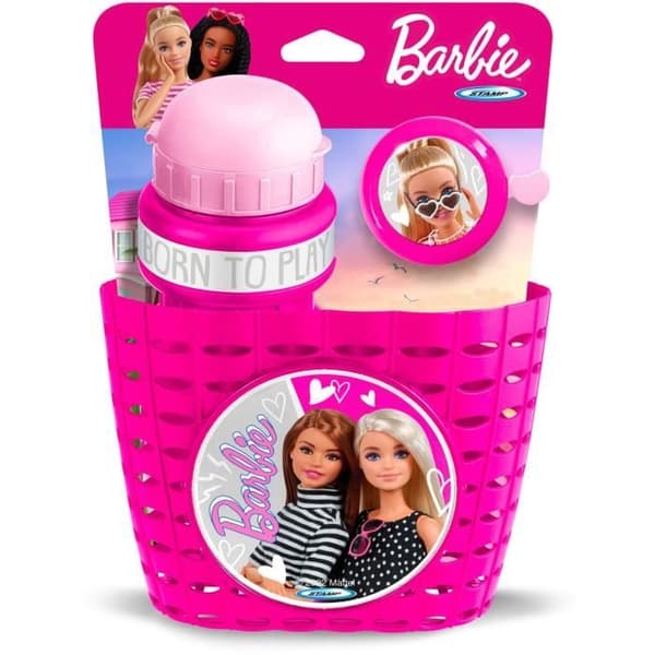 Fint set inklusive papperskorg + plåt + ringklocka - MATTEL - BARBIE