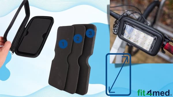 Vandtæt cykeltelefonholder