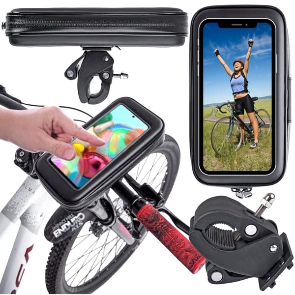 Vandtæt cykeltelefonholder