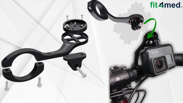 Cykelholder til GARMIN CYCPLUS IGPSPORT computer GoPro lommelygte universal