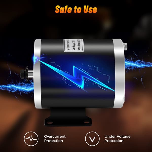 El-scooter motor kit, 800W effekt, 2750 RPM hastighet, gasreglering