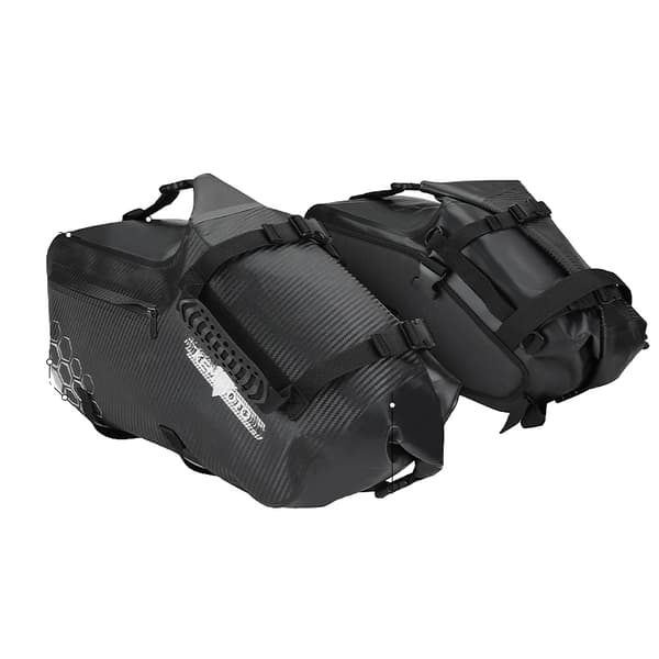 Motorcykel Side Bag, Vandtæt Design, 28L Kapacitet,2stk 24L Taske