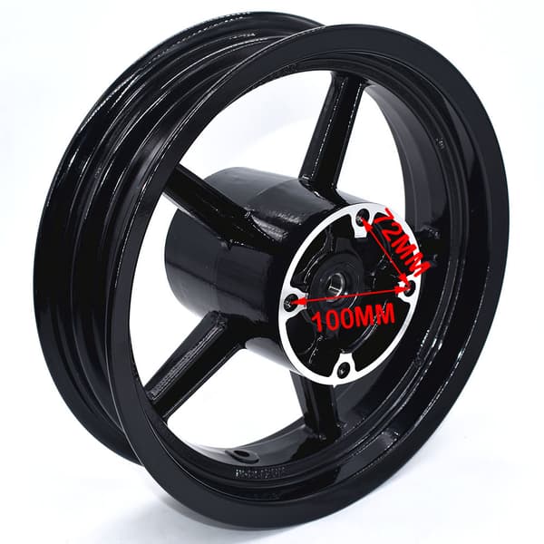 12 Tommer Dirt Bike Fælge, Foran Størrelse 2.50-12, Bagpå Størrelse 3.00-12, Aluminium Materiale