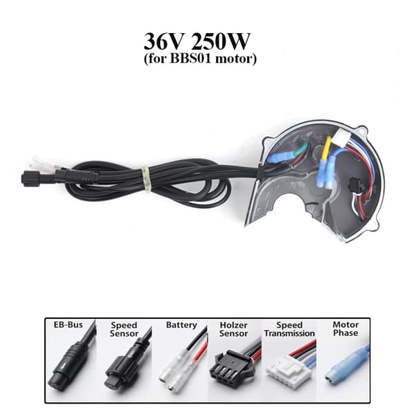 Bafang Motorstyrning, 36V 250W, 36V 350W, 48V 500W,36V 250W GAMMAL