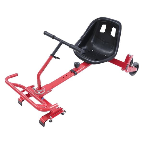 Självbalanserande scooterställ, justerbar handtagslängd, justerbar spindellängd, hög bärkapacitet,Röd