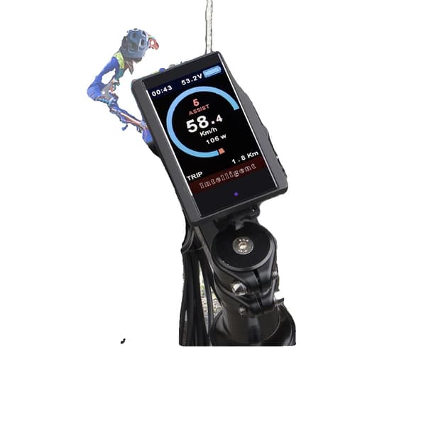 Bafang LCD-näyttö, 3 tason tuki, USB-portti,850C Näyttö