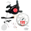 Miniatyrbillede 1 af 2: Xtech Bremsekaliber Kit, Semi-Hydraulisk, Holdbar Bagstøtte,Kit sort Pro/2 135mm