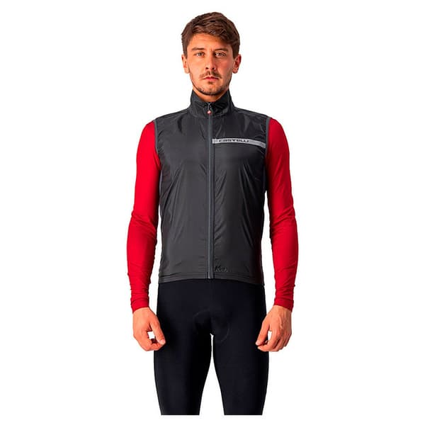 Castelli Gilet Squadra Stretch Musta 2XL Mies