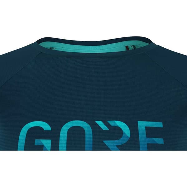 Gore® Wear Kortärmad T-shirt Devotion Blå XS Kvinna