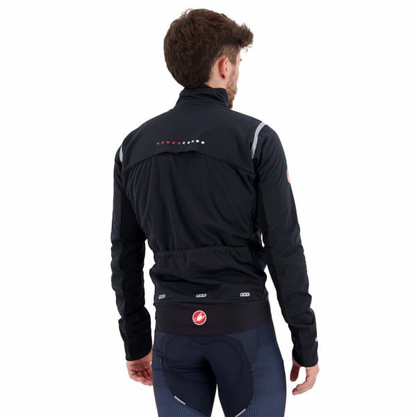 Castelli Jakke Alpha Doppio Ros Sort M Mand