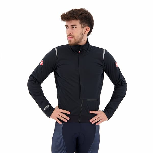 Castelli Jakke Alpha Doppio Ros Sort M Mand