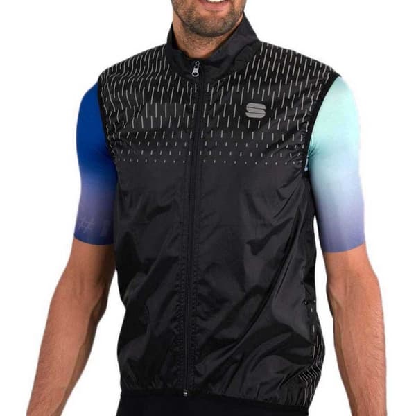 Sportful Gilet Reflex Sort L Mand