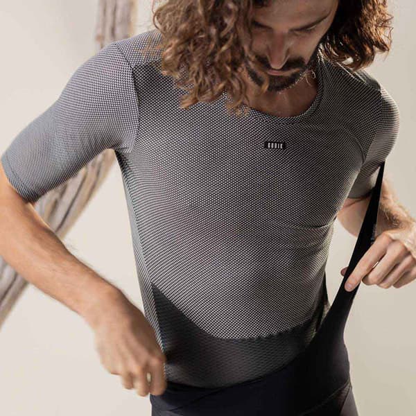 Gobik Kortærmet T-shirt Cell Skin Grå L-XL Mand