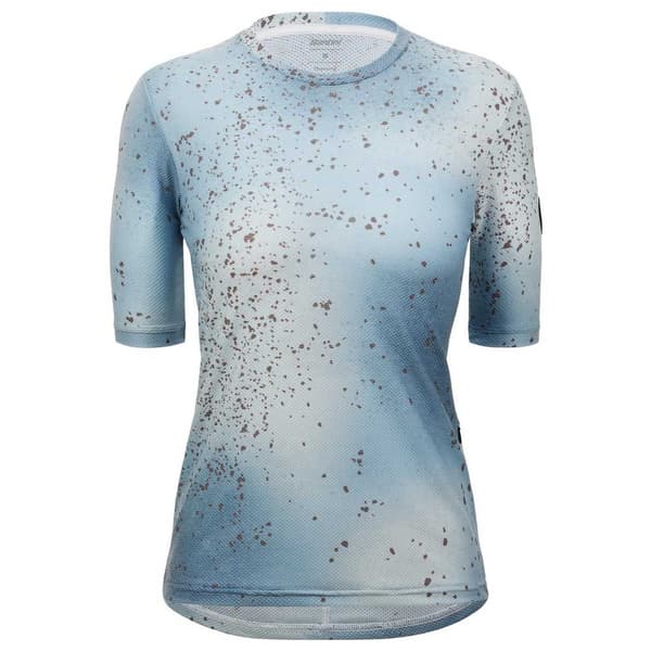 Santini Kortärmad T-shirt Fango Delta Blå S Kvinna