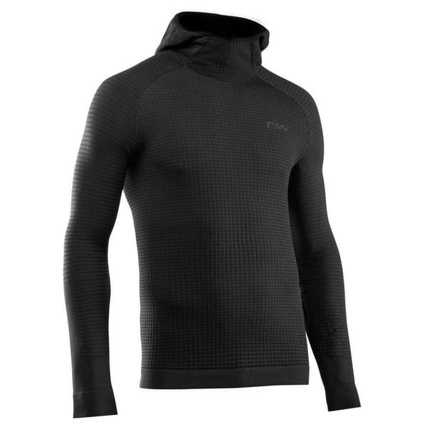 Northwave Hættetrøje Route Knit Sort S Mand