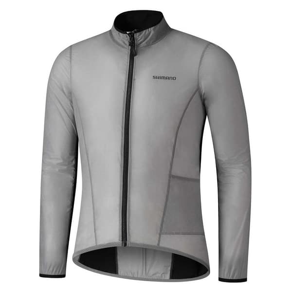 Shimano Jakke Beaufort Wind Breaker Light Grå L Mand