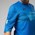 Miniatyrbillede 5 af 8: Gobik Kortærmet T-shirt Volt Blå M Mand