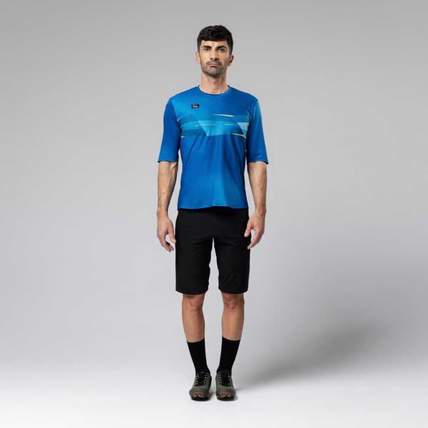 Gobik Kortærmet T-shirt Volt Blå M Mand