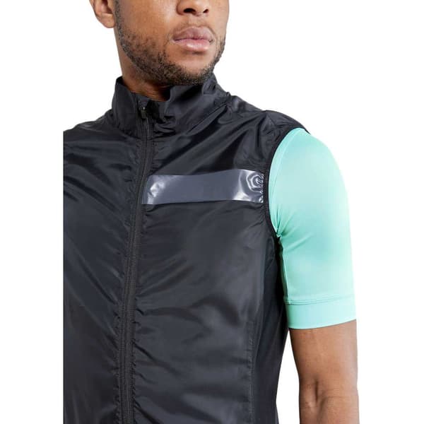 Craft Gilet Essence Light Wind Svart S Man