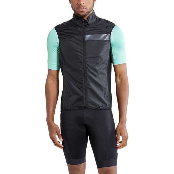 Craft Gilet Essence Light Wind Svart S Man