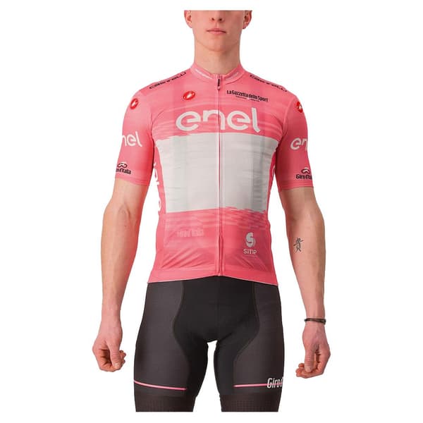 Castelli Kortærmet Trøje #giro106 Competizione Rosa L Mand