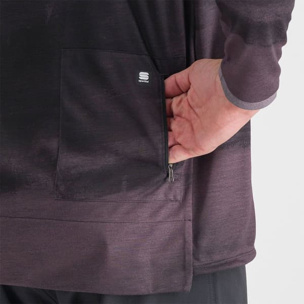 Sportful Langærmet T-shirt Flow Giara Lilla L Mand