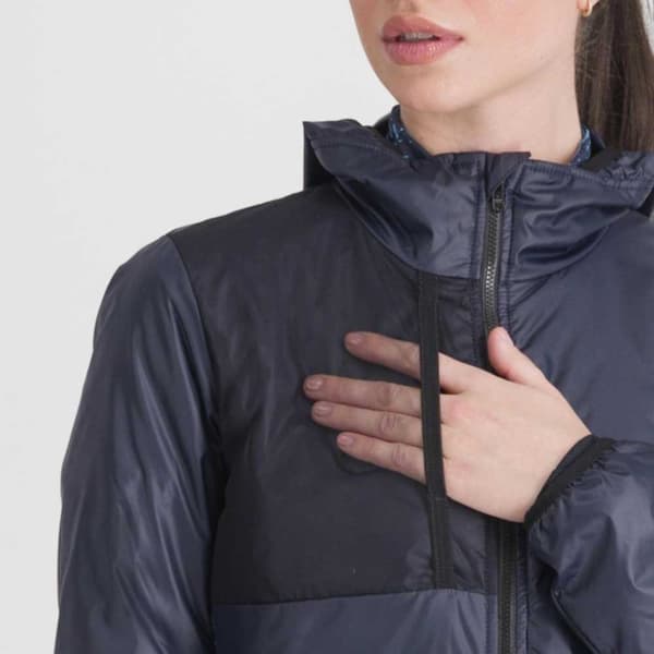 Sportful Jakke Supergiara Puffy Blå M Kvinde