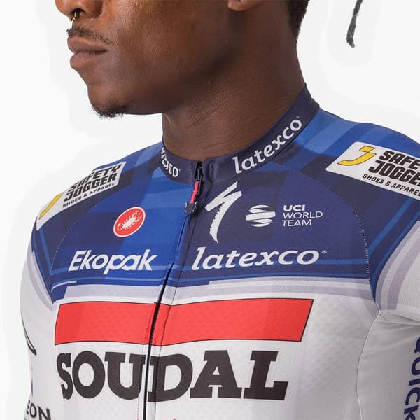 Castelli Lyhythihainen Jersey Aero Race 6.1 Soudal Quick-step 2023 Monivärinen L Mies
