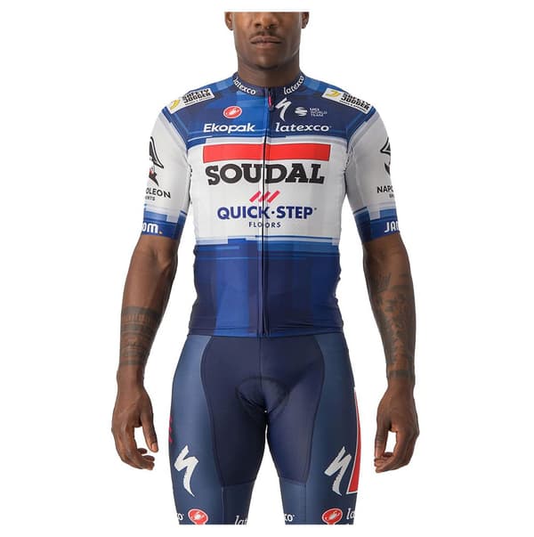 Castelli Kortärmad Tröja Aero Race 6.1 Soudal Quick-step 2023 Flerfärgad L Man
