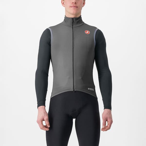 Castelli Gilet Perfetto Ros 2 Grå XL Mand