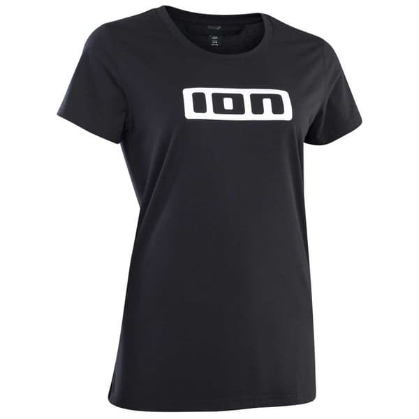 Ion Kortärmad T-shirt Logo Dr Svart XS Kvinna