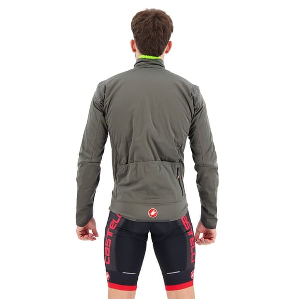 Castelli Isolerad Jacka Alpha Ultimate Grönt M Man