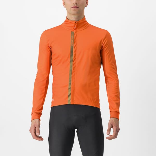 Castelli Jakke Entrata Orange M Mand