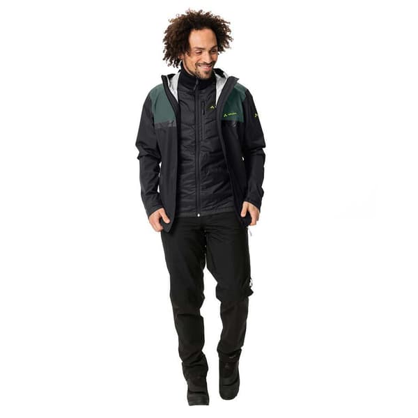Vaude Bike Jakke All Year Moab 3in1 Rain Sort L Mand