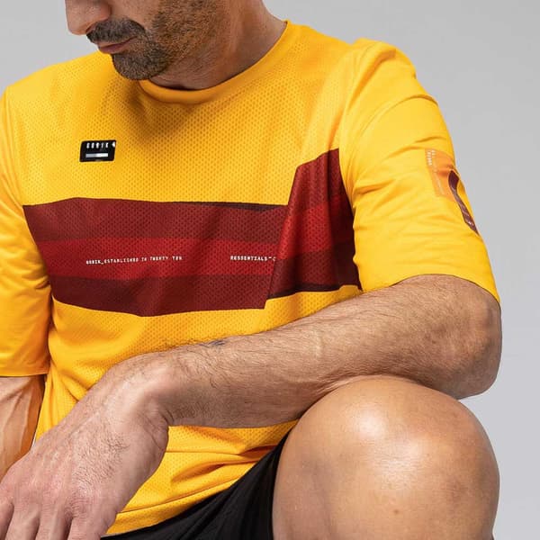 Gobik Kortærmet T-shirt Volt Gul M Mand