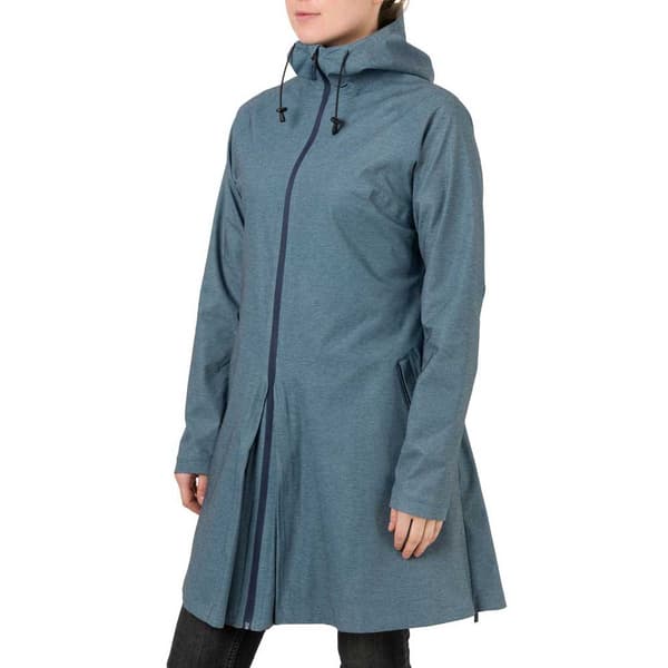 Agu Jakke Seq Rain Blå L Kvinde