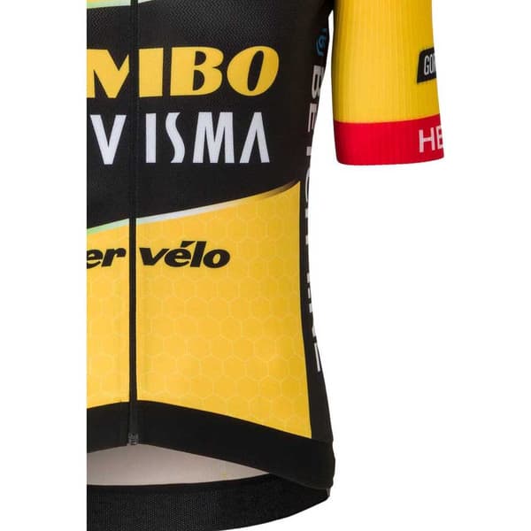 Agu Jumbo-visma Premium Replica 2023 Kortærmet Trøje Gul 2XL Mand
