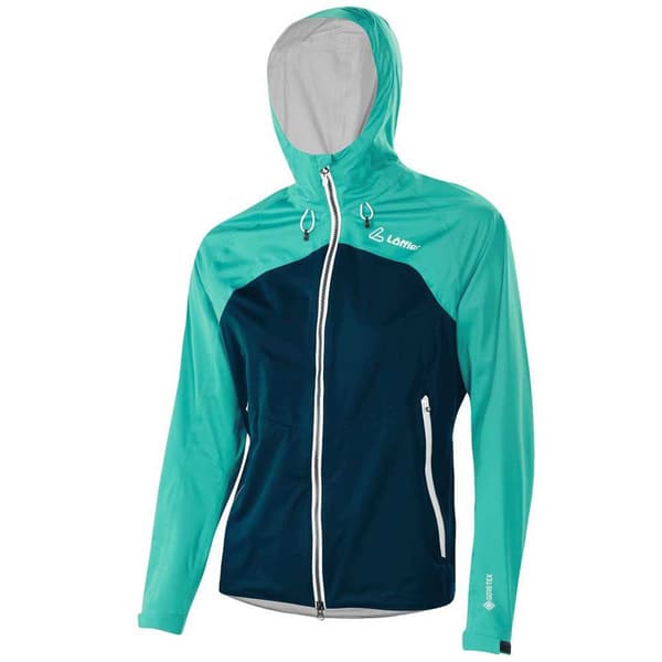 Loeffler Jakke Ponto Goretex Active Blå S Kvinde