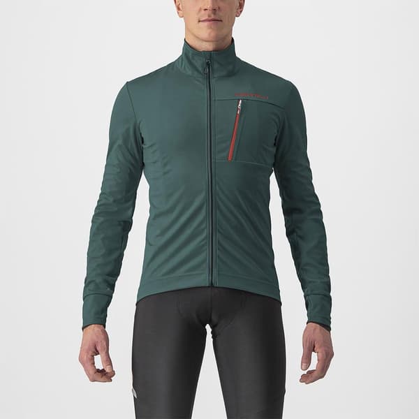 Castelli Jakke Go Grøn M Mand