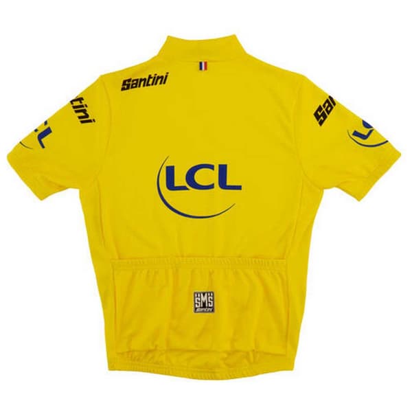 Santini Johtaja Tour De France Gpm 2022 Lyhyt Hiha Jersey Keltainen 11 Years