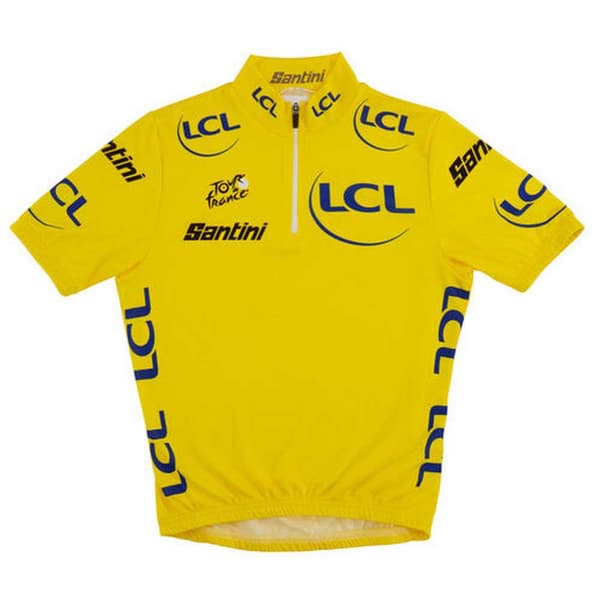Santini Johtaja Tour De France Gpm 2022 Lyhyt Hiha Jersey Keltainen 11 Years