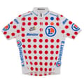 Miniatyrbillede 1 af 2: Santini Overordnet Leder Tour De France 2022 Kort Ærme Jersey Hvid 11 Years
