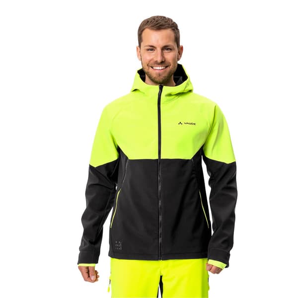 Vaude Bike Soft Shell Jakke Qimsa Softshell Gul L Mand