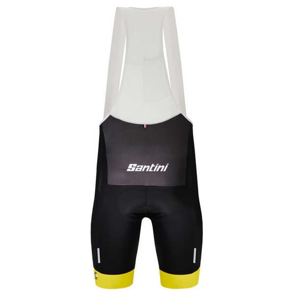 Santini Overordnet Leder Tour De France 2022 Hagesmæk Shorts Sort XL Mand