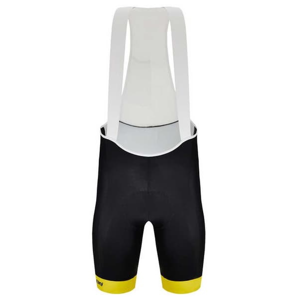Santini Overordnet Leder Tour De France 2022 Hagesmæk Shorts Sort XL Mand
